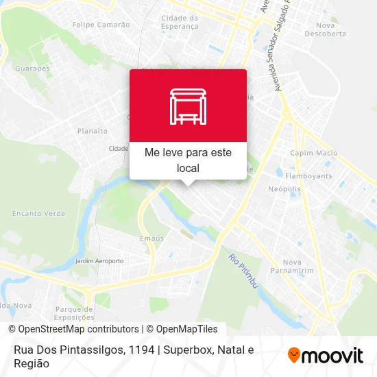 Rua Dos Pintassilgos, 1194 | Superbox mapa