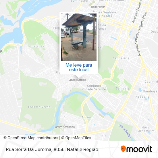Rua Serra Da Jurema, 8056 mapa