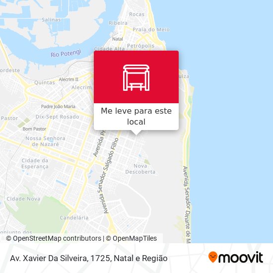 Av. Xavier Da Silveira, 1725 mapa