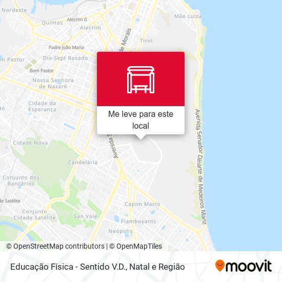 Educação Física - Sentido V.D. mapa