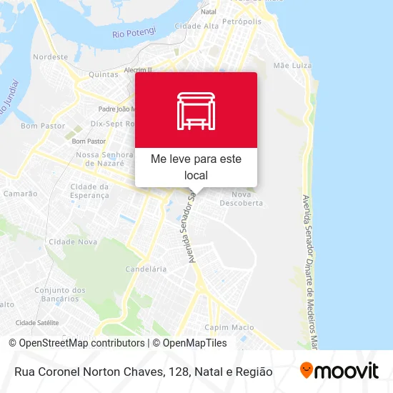 Rua Coronel Norton Chaves, 128 mapa