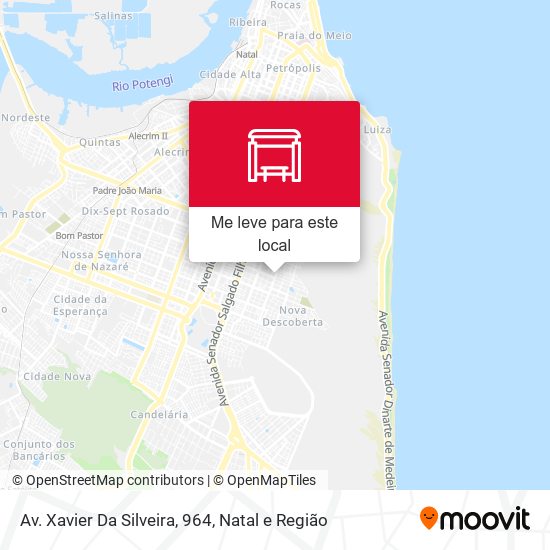 Av. Xavier Da Silveira, 964 mapa