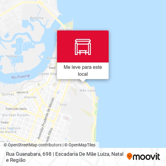 Rua Guanabara, 698 | Escadaria De Mãe Luíza mapa