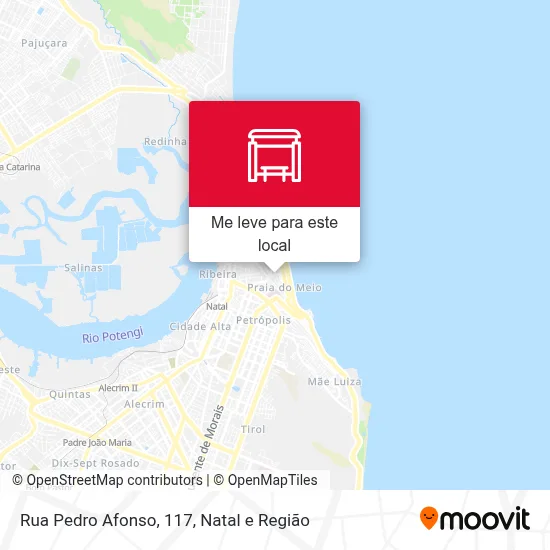 Rua Pedro Afonso, 117 mapa