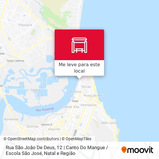Rua São João De Deus, 12 | Canto Do Mangue / Escola São José mapa