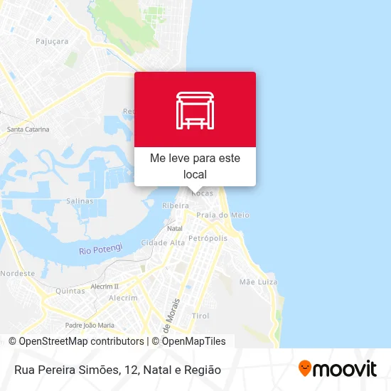 Rua Pereira Simões, 12 mapa