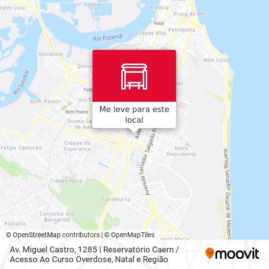 Av. Miguel Castro, 1285 | Reservatório Caern / Acesso Ao Curso Overdose mapa