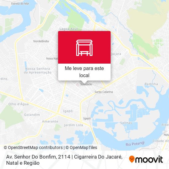 Av. Senhor Do Bonfim, 2114 | Cigarreira Do Jacaré mapa