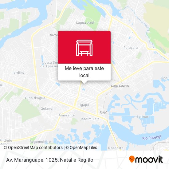 Av. Maranguape, 1025 mapa