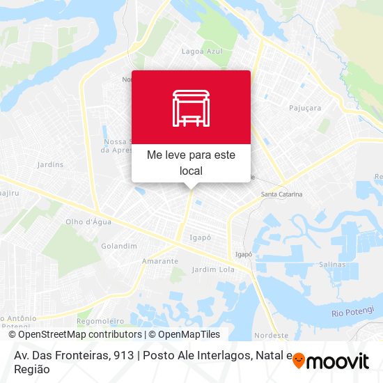 Av. Das Fronteiras, 913 | Posto Ale Interlagos mapa