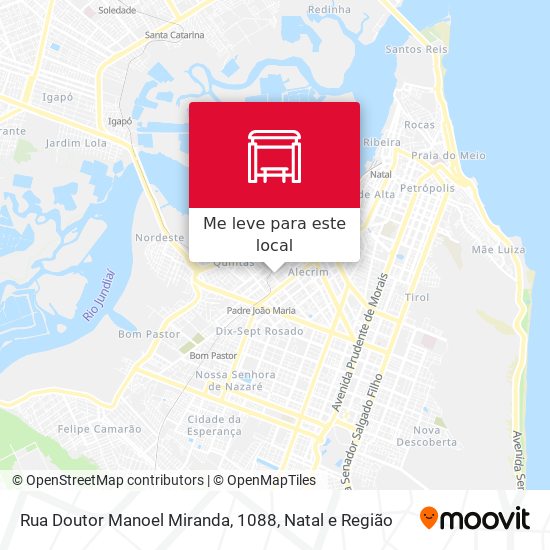 Rua Doutor Manoel Miranda, 1088 mapa