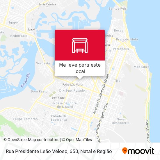 Rua Presidente Leão Veloso, 650 mapa