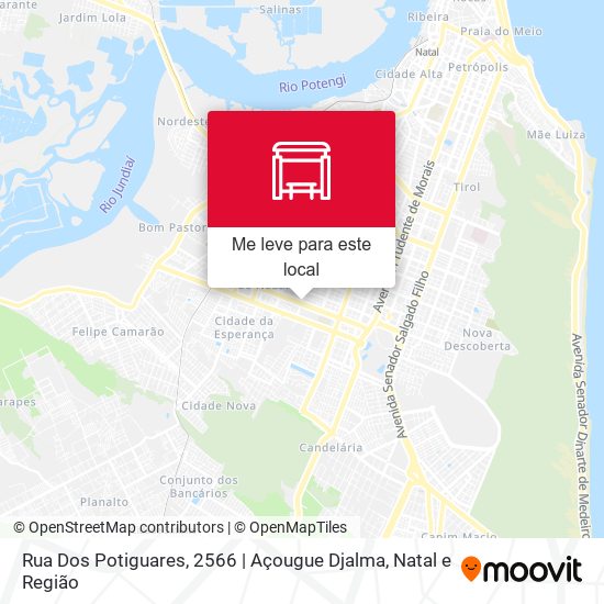 Rua Dos Potiguares, 2566 | Açougue Djalma mapa