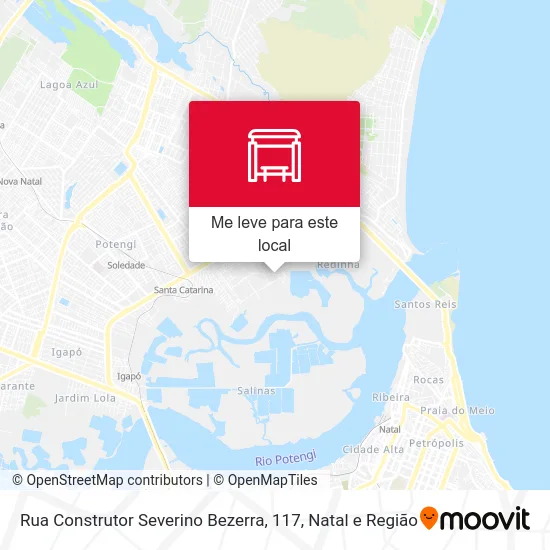 Rua Construtor Severino Bezerra, 117 mapa