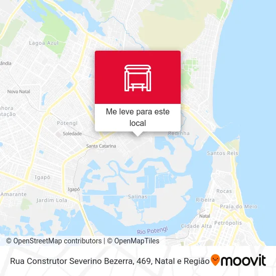Rua Construtor Severino Bezerra, 469 mapa