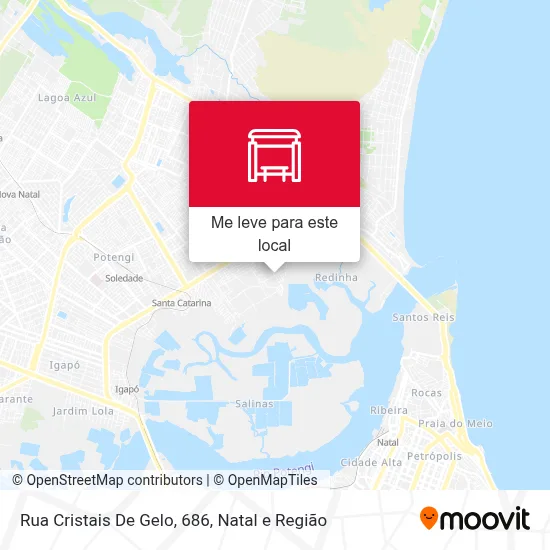 Rua Cristais De Gelo, 686 mapa