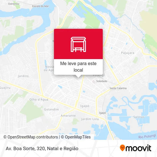 Av. Boa Sorte, 320 mapa