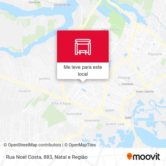 Rua Noel Costa, 883 mapa