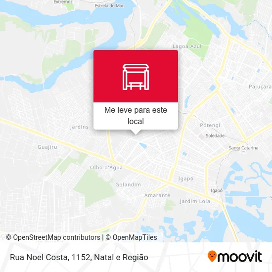 Rua Noel Costa, 1152 mapa
