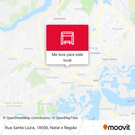 Rua Santa Luzia, 1800b mapa