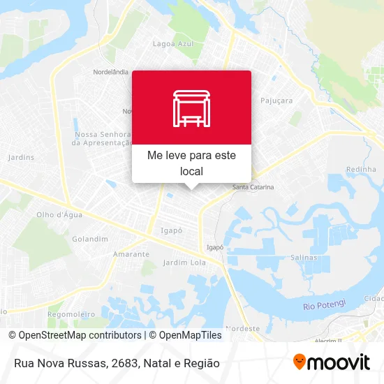 Rua Nova Russas, 2683 mapa