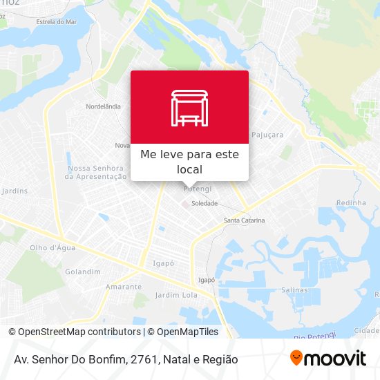 Av. Senhor Do Bonfim, 2761 mapa
