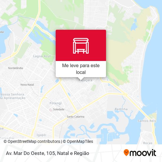 Av. Mar Do Oeste, 105 mapa
