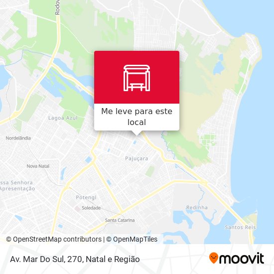 Av. Mar Do Sul, 270 mapa