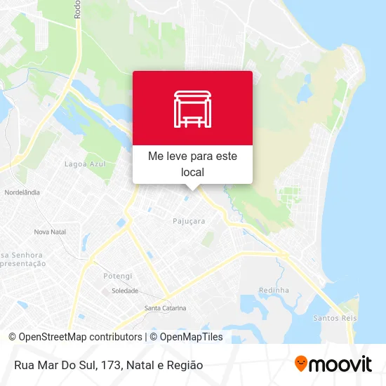 Rua Mar Do Sul, 173 mapa