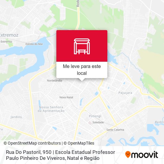 Rua Do Pastoril, 950 | Escola Estadual Professor Paulo Pinheiro De Viveiros mapa