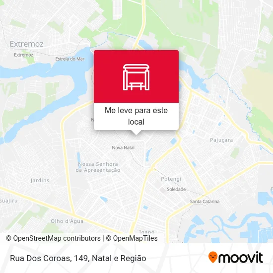 Rua  Dos Coroas, 149 mapa