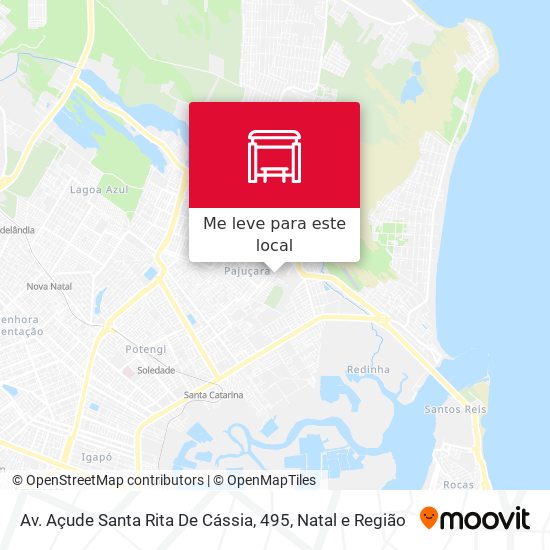 Av. Açude Santa Rita De Cássia, 495 mapa