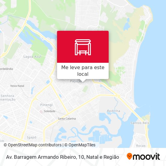 Av. Barragem Armando Ribeiro, 10 mapa