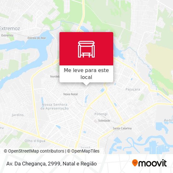 Av. Da Chegança, 2999 mapa