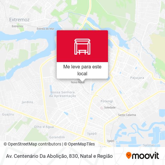 Av. Centenário Da Abolição, 830 mapa