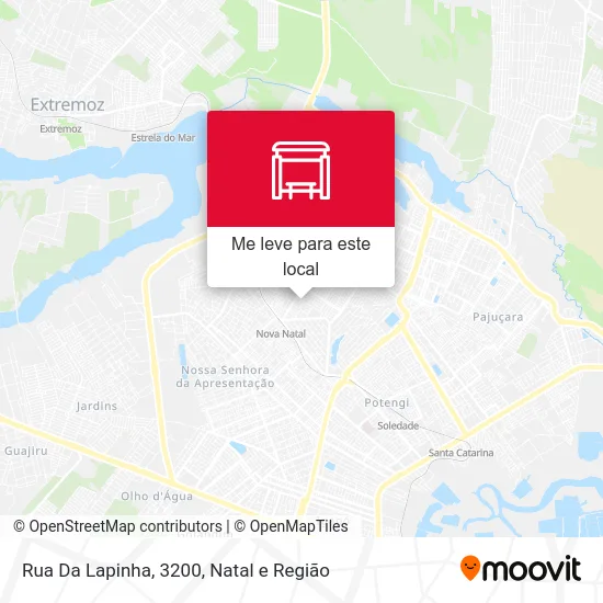 Rua Da Lapinha, 3200 mapa