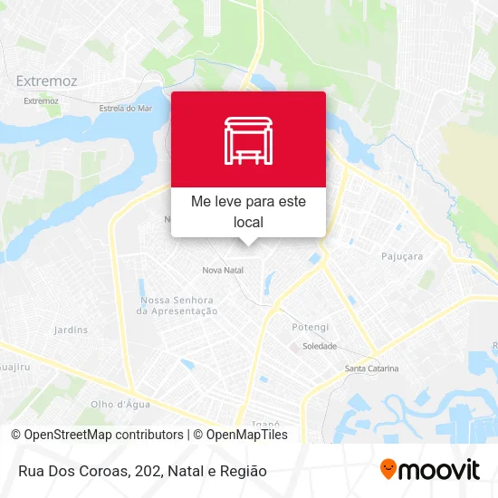 Rua  Dos Coroas, 202 mapa