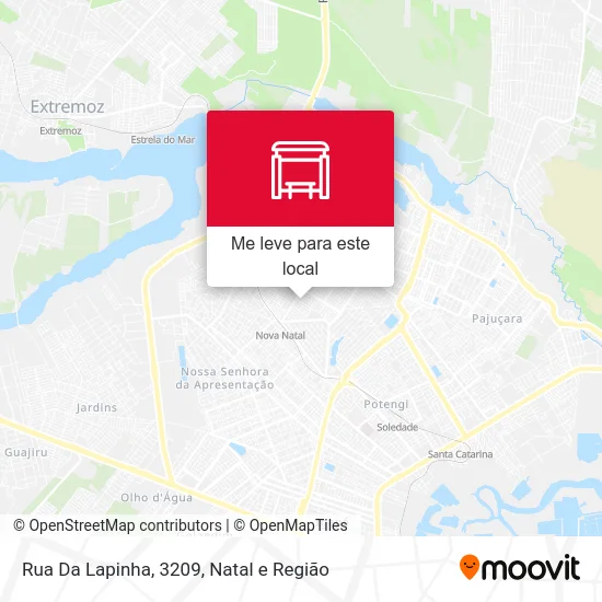 Rua Da Lapinha, 3209 mapa