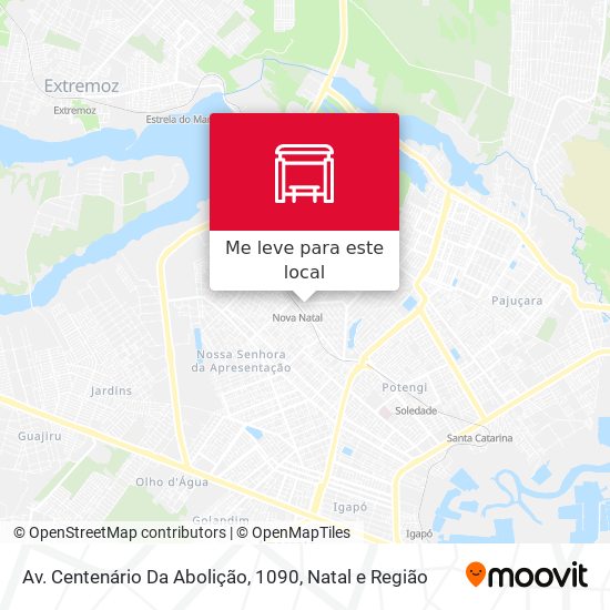 Av. Centenário Da Abolição, 1090 mapa