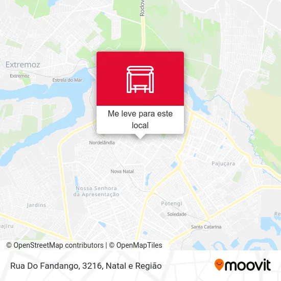 Rua Do Fandango, 3216 mapa