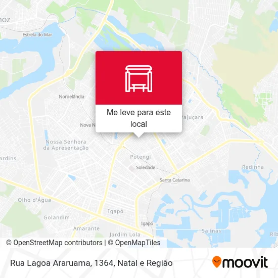 Rua Lagoa Araruama, 1364 mapa