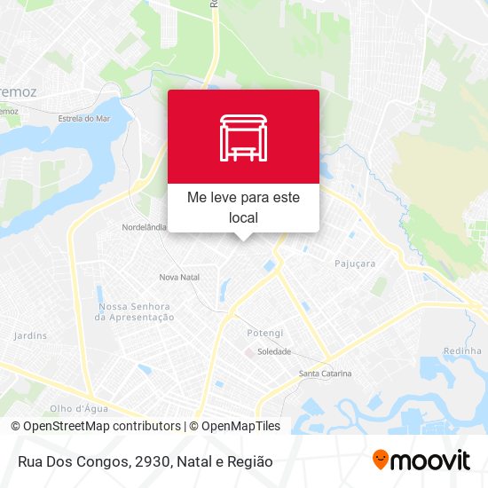 Rua Dos Congos, 2930 mapa