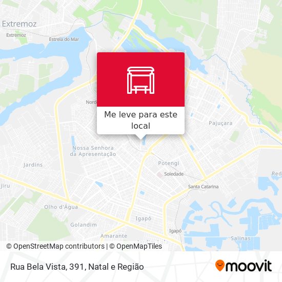 Rua Bela Vista, 391 mapa