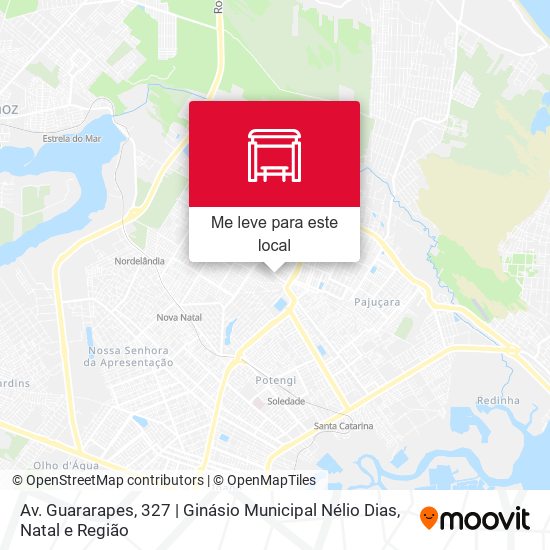 Av. Guararapes, 327 | Ginásio Municipal Nélio Dias mapa