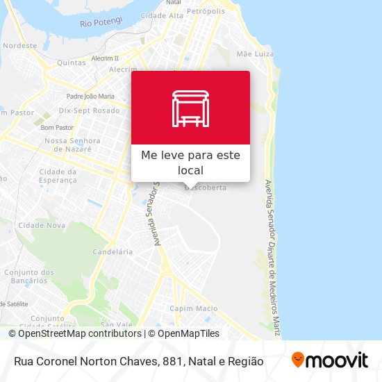 Rua Coronel Norton Chaves, 881 mapa