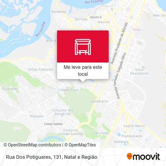 Rua Dos Potiguares, 131 mapa