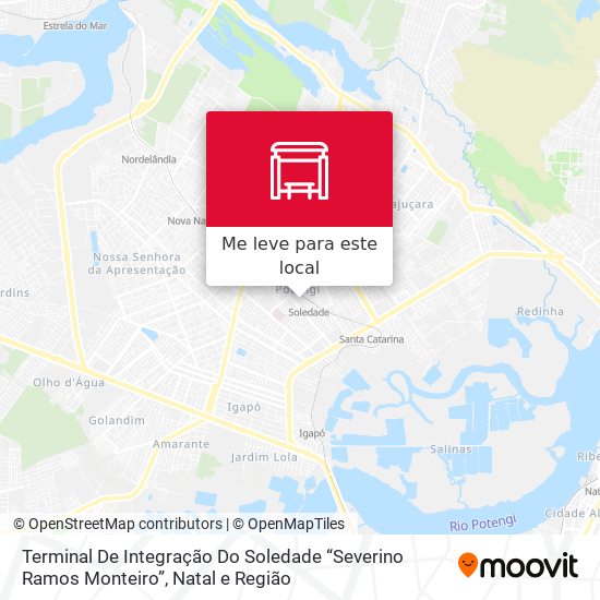 Terminal De Integração Do Soledade “Severino Ramos Monteiro” mapa