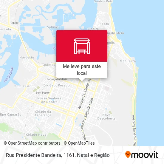 Rua Presidente Bandeira, 1161 mapa