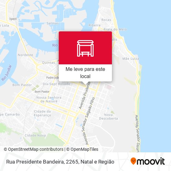 Rua Presidente Bandeira, 2265 mapa