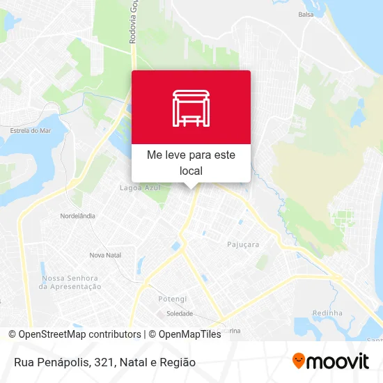 Rua Penápolis, 321 mapa
